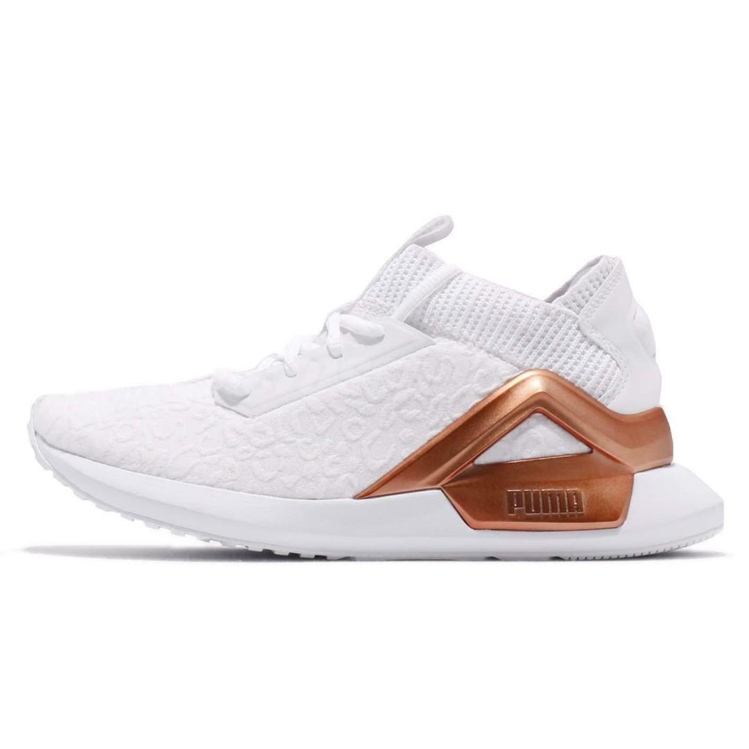 MGAG101 Puma Rogue Metallic Women White Rose Gold Authentic