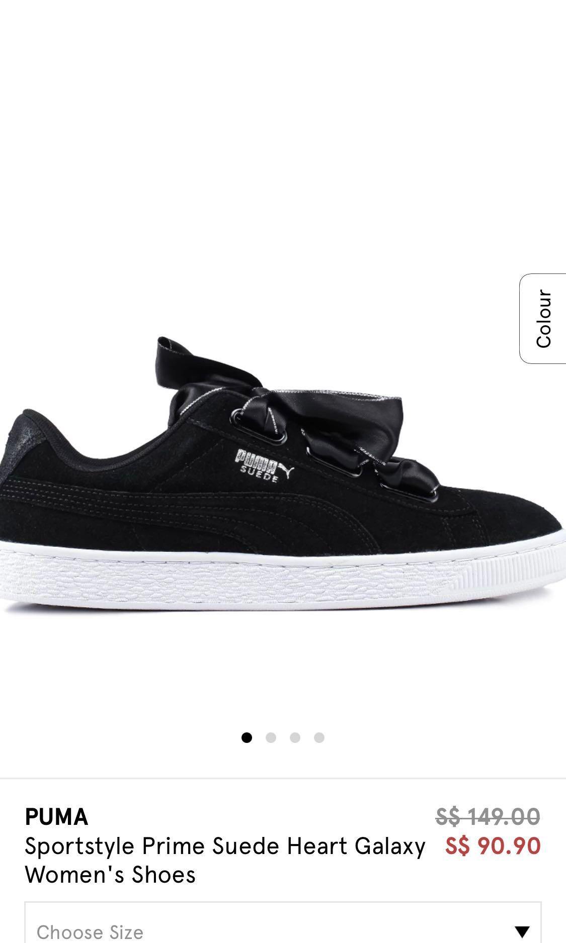 Puma suede heart galaxy deals