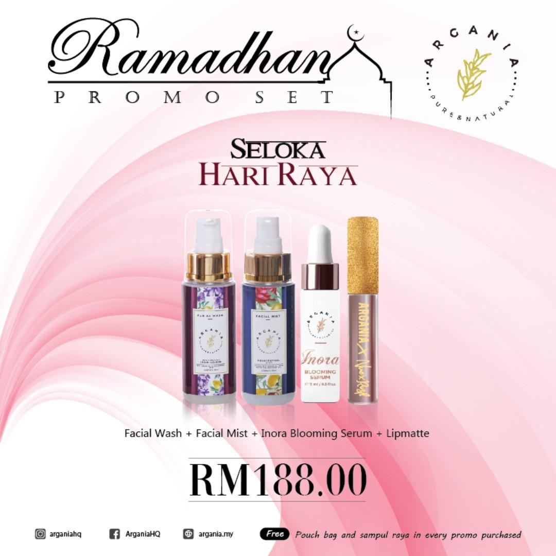 Ramadhan Promo Set Seloka Hari Raya Skincare Set Facial Wash Mist Serum Lipmatte Health Beauty Skin Bath Body On Carousell