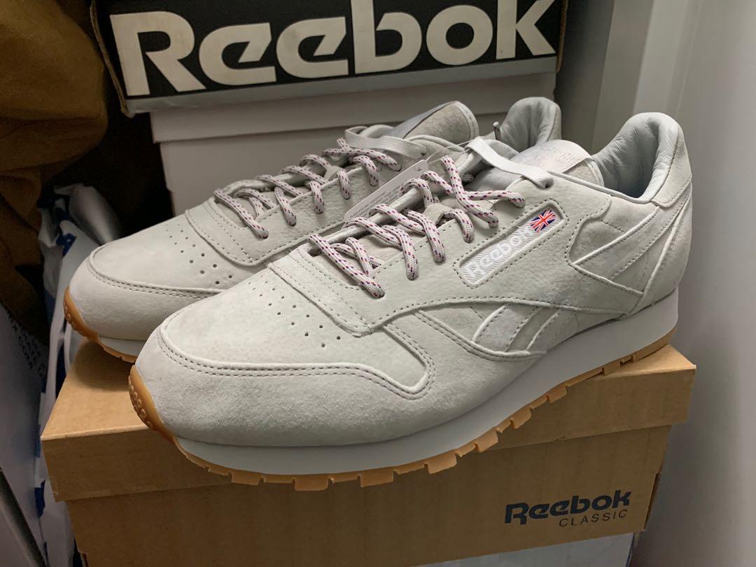 reebok red leather