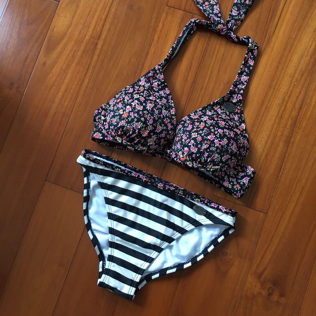 roxy floral bikini