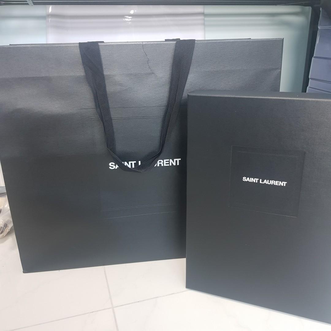 saint laurent paper bag