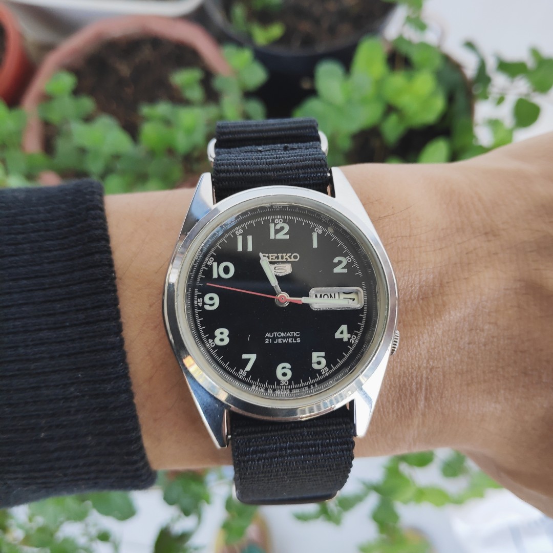 SEIKO 5 AUTOMATIC MILITARY 7S26 GANTENG LANGSUNG HAJAR Fesyen