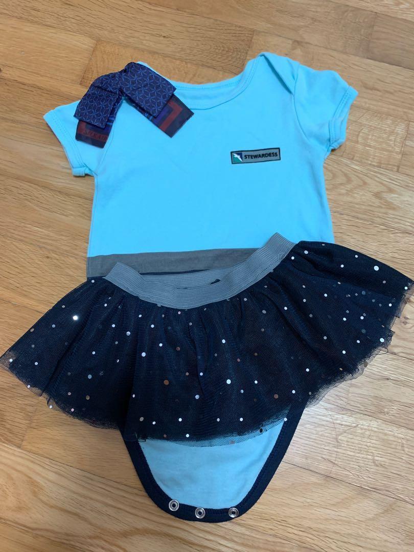 SilkAir baby romper with skirt Babies Kids Babies Kids