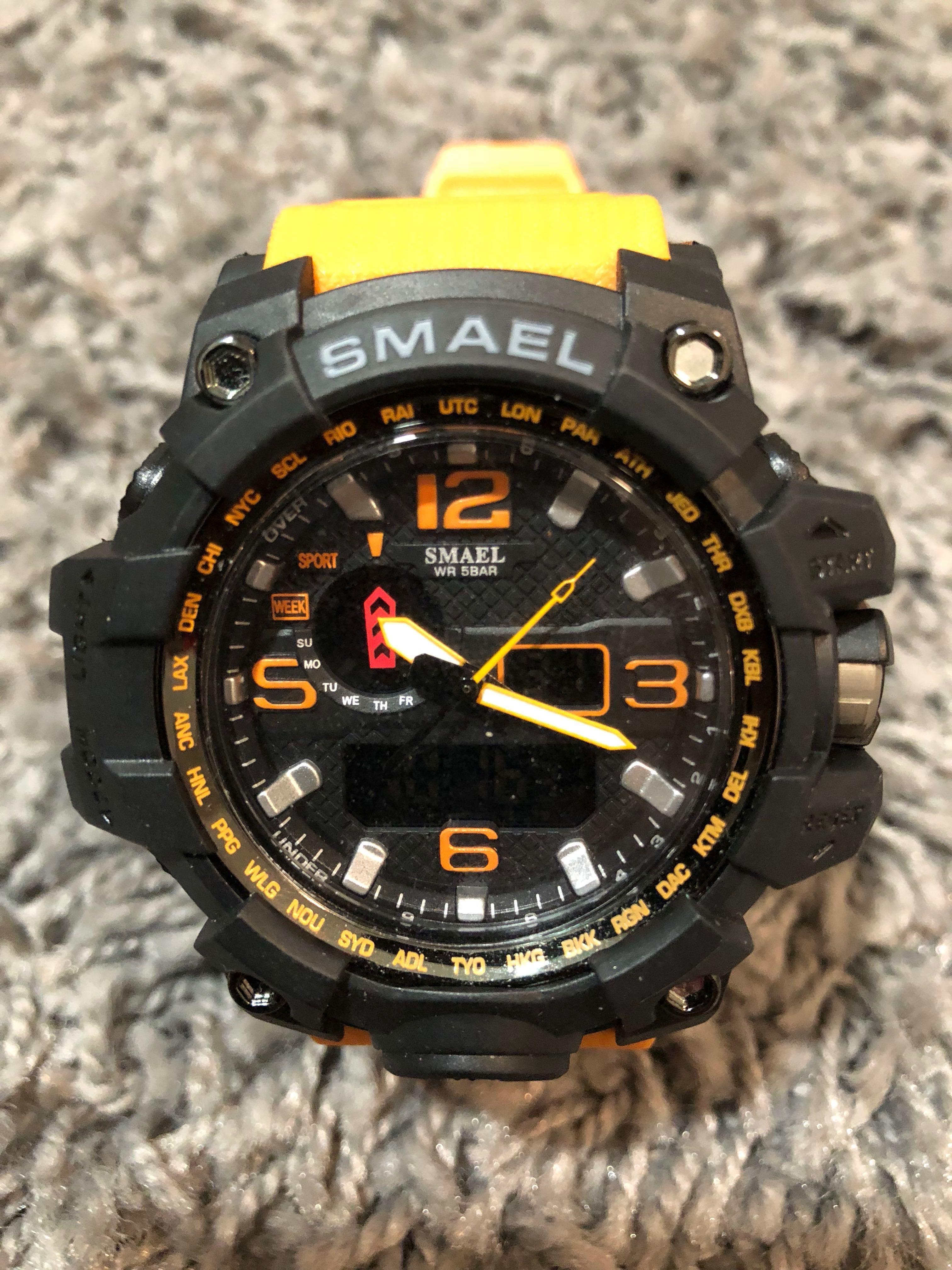 smael watch orange