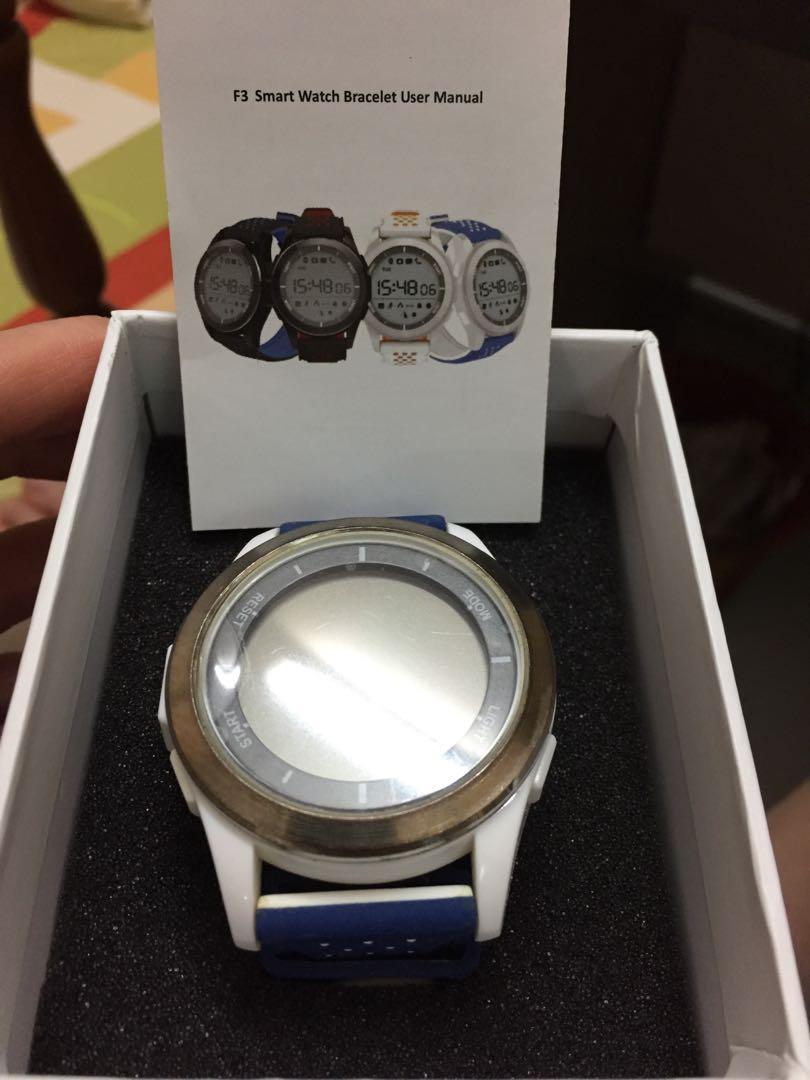 f3 smart watch manual