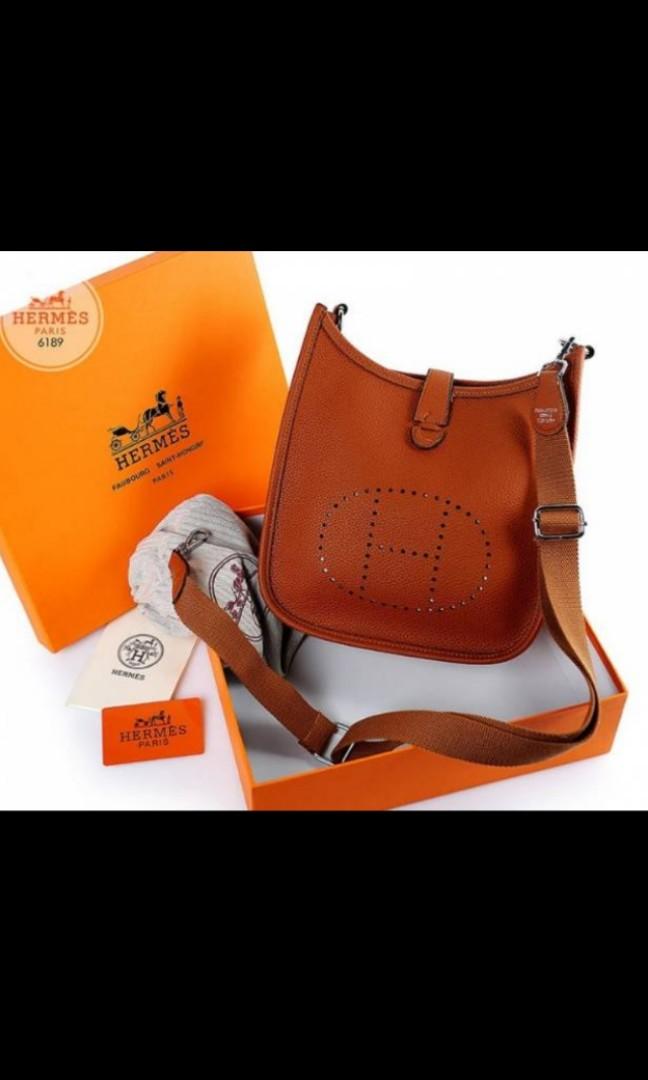 TAS HERMES EVELYN medium. SUPER PREMIUM 1 1 Fesyen Wanita Tas