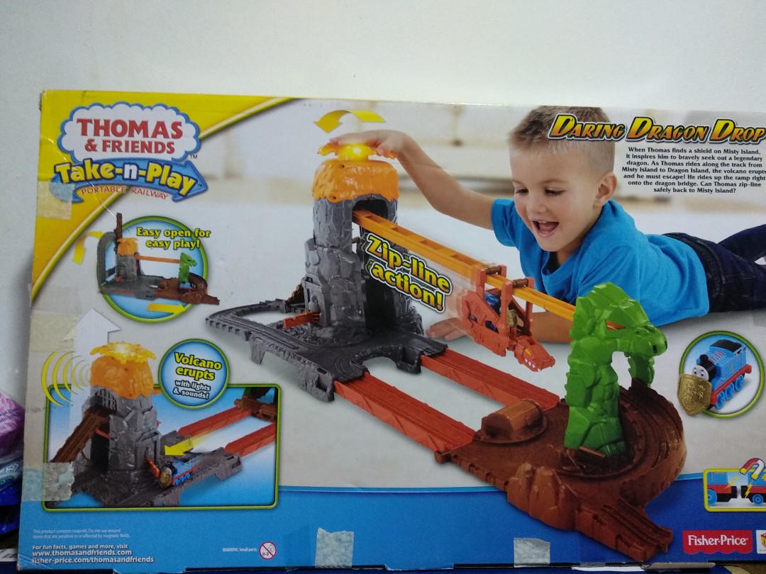 thomas volcano train set