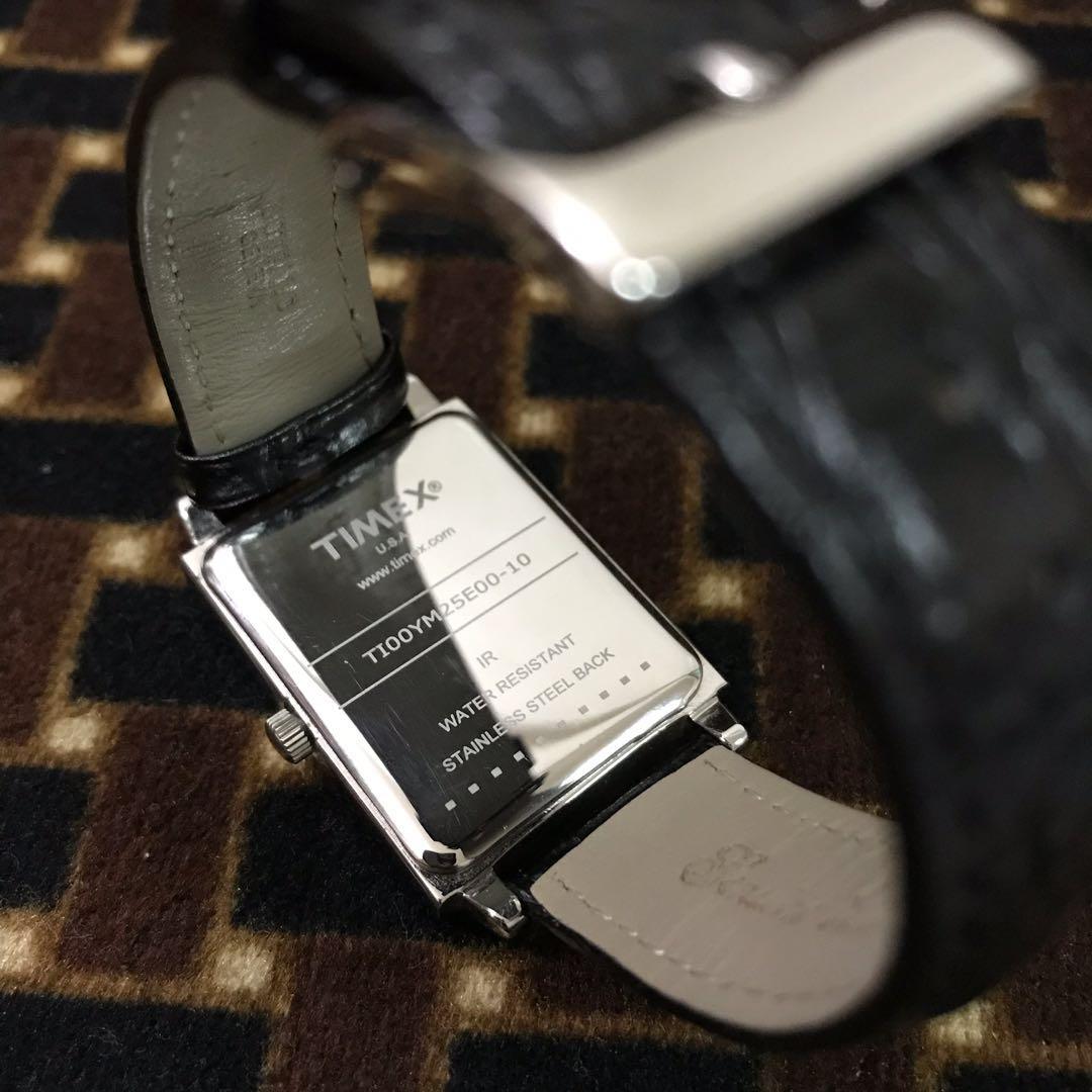 timex rectangular watch mens