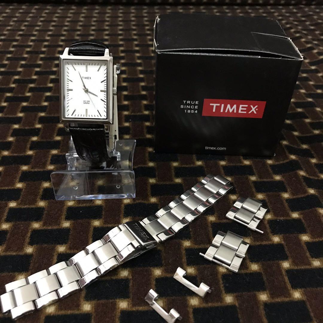 Timex Rectangular Watch Unisex, Men's Fashion, Watches & Accessories,  Watches on Carousell