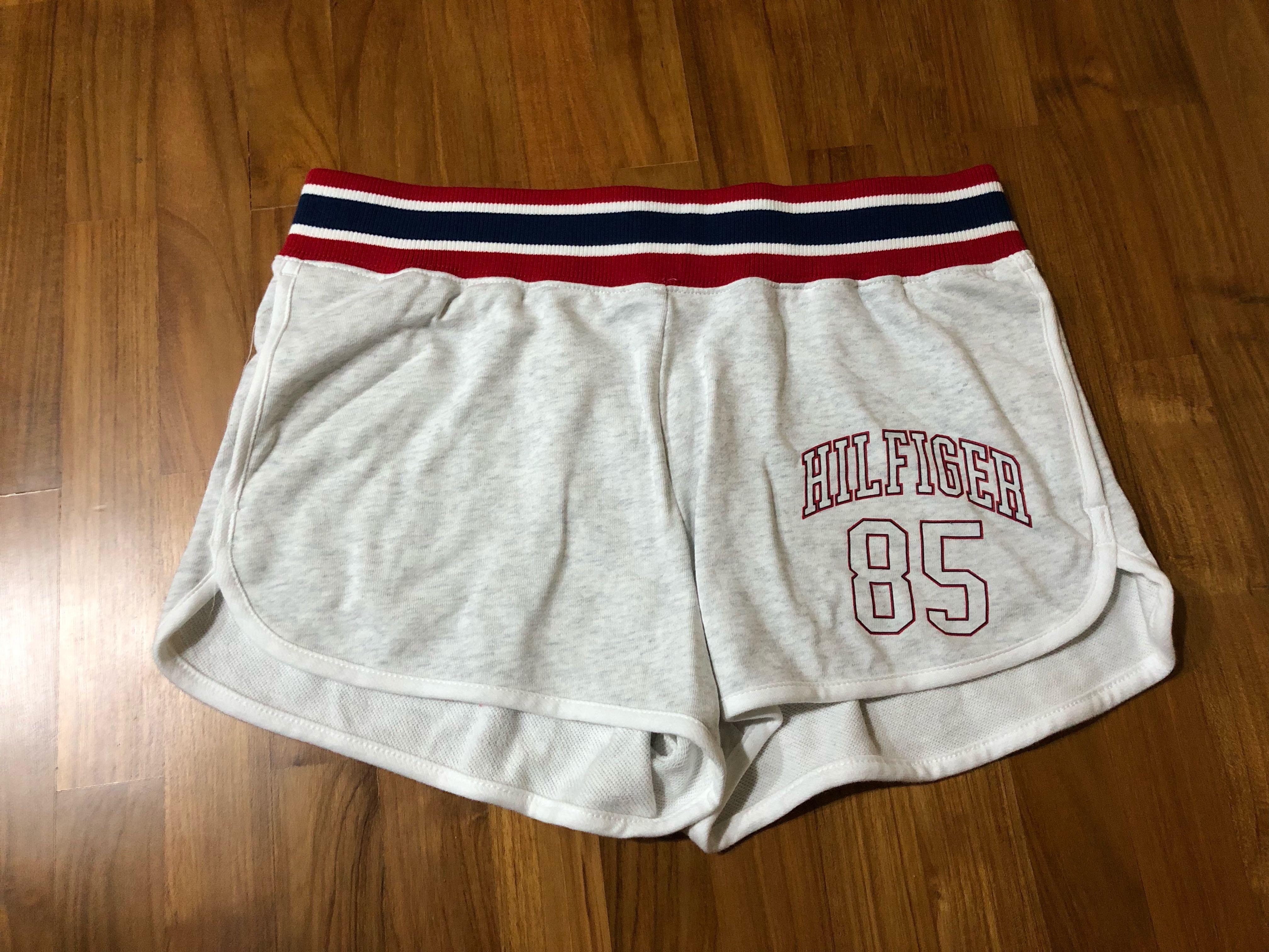 tommy hilfiger grey shorts womens