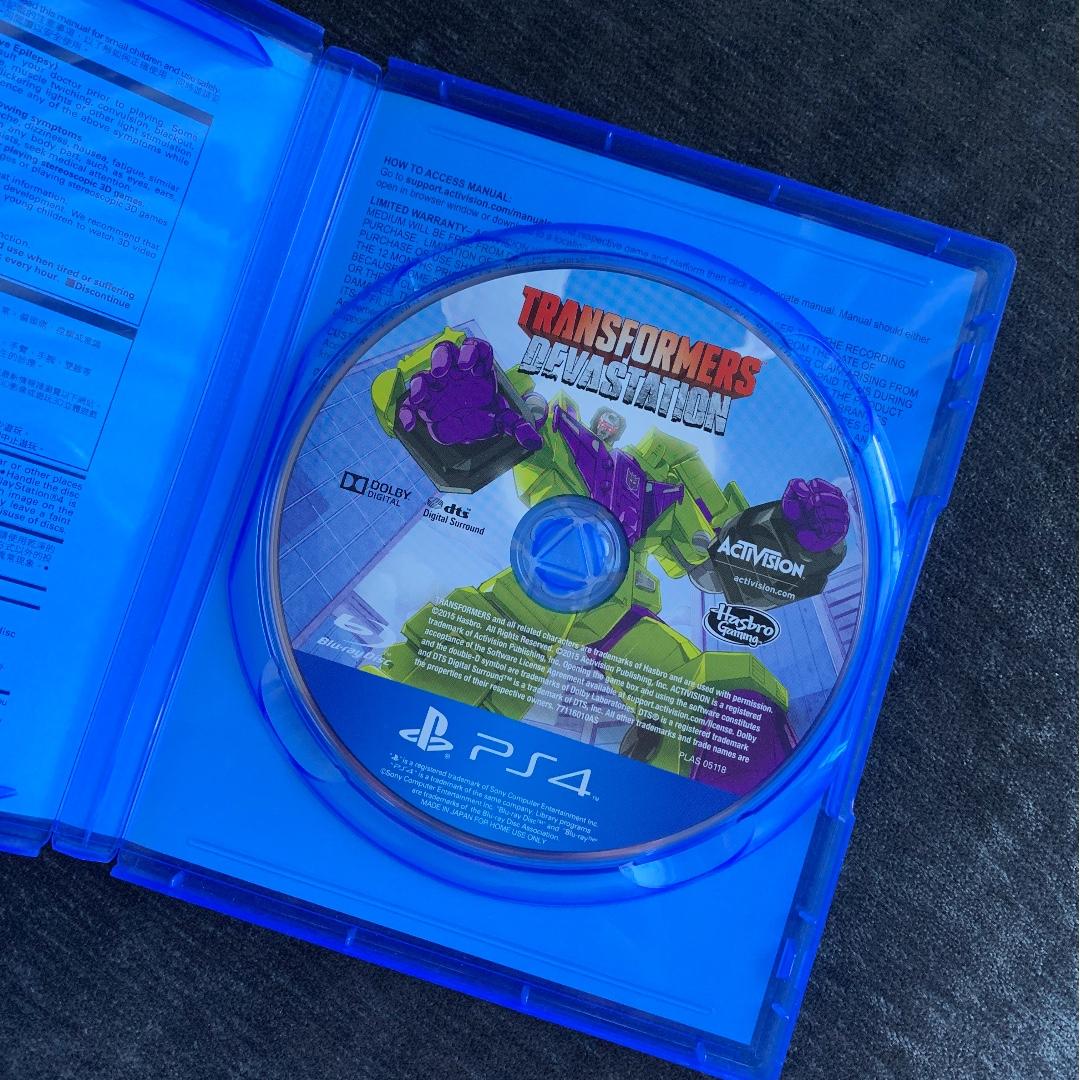 Transformers Devastation PS4, Video Gaming, Video Games, PlayStation on