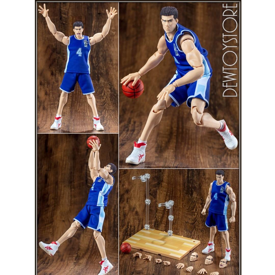 In Stock Dasin 1 12 Scale Articulated Figure Slam Dunk Ryonan No 4 Uozumi Jun 魚住純 Blue Jersey Toys Games Bricks Figurines On Carousell