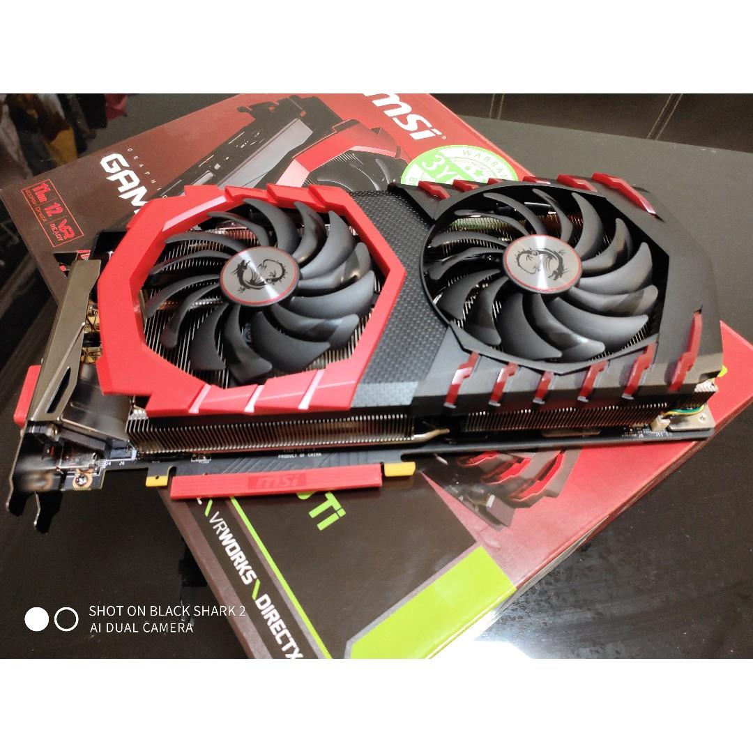 USED MSI GTX 1080 TI GAMING X for Sale (Bought July 2018 with 