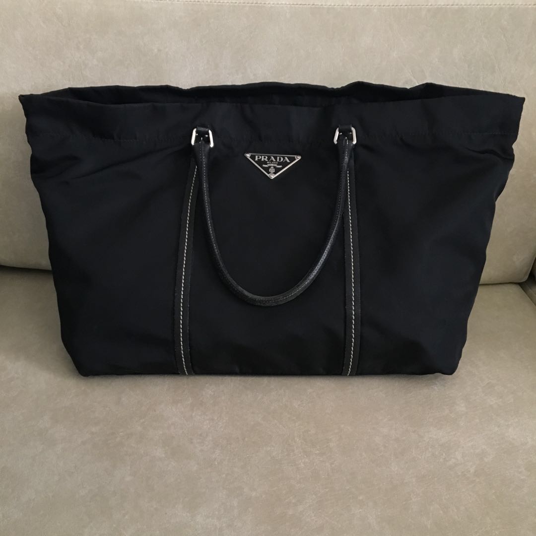 vintage prada tote bag