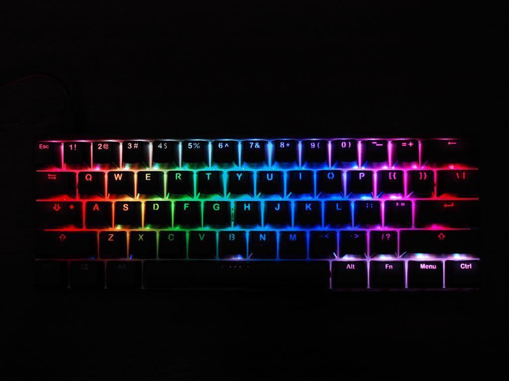 Vortex Pok3r RGB Cherry MX Red Mechanical Keyboard, Computers & Tech