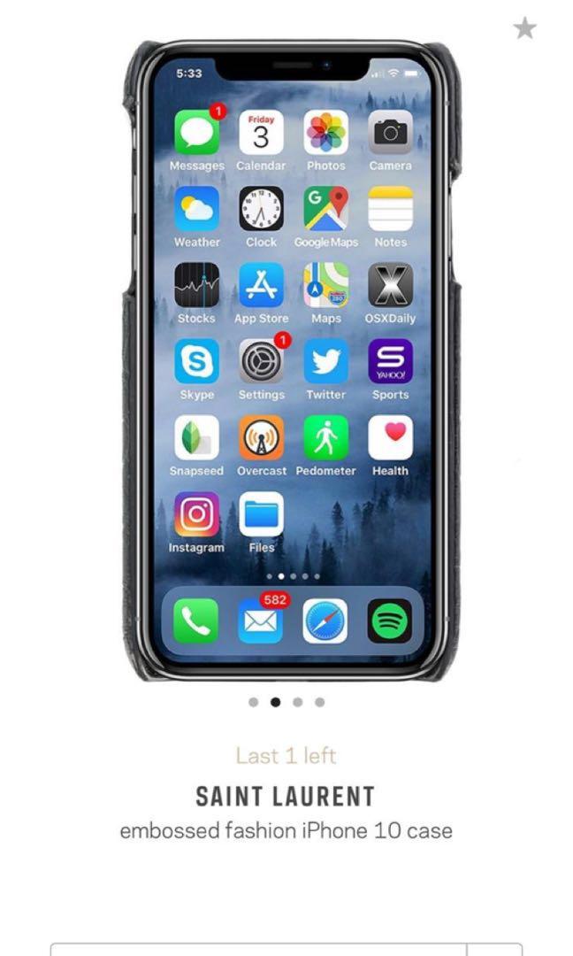 Ysl iphone x outlet