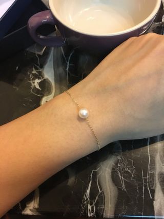 Japan akoya Pearl 18k bracelet 日本akoya珍珠18k 手鏈64243208354435110