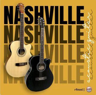 Nashville Acoustic Guitar with PickUp & Tuner