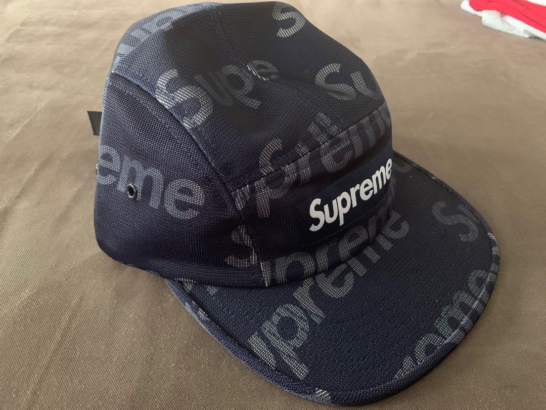 Supreme lenticular logo camp cap sales