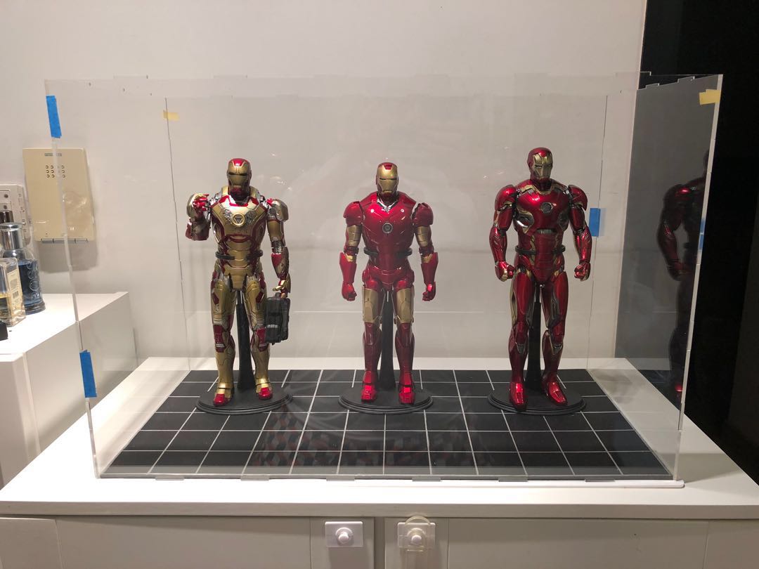 Iron Man Figures Collection Display