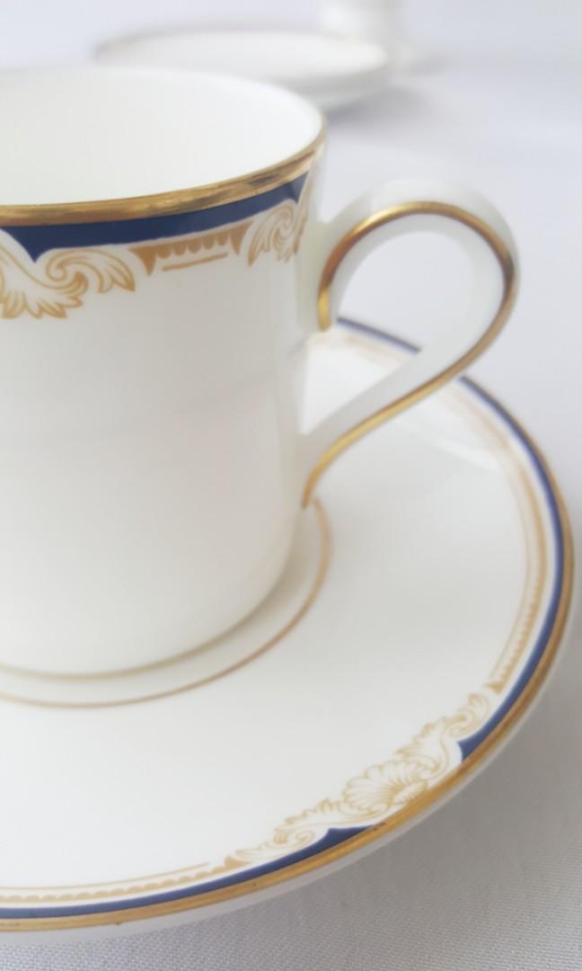 1980s Wedgwood Cavendish Coffee Set, Vintage China, Made in England