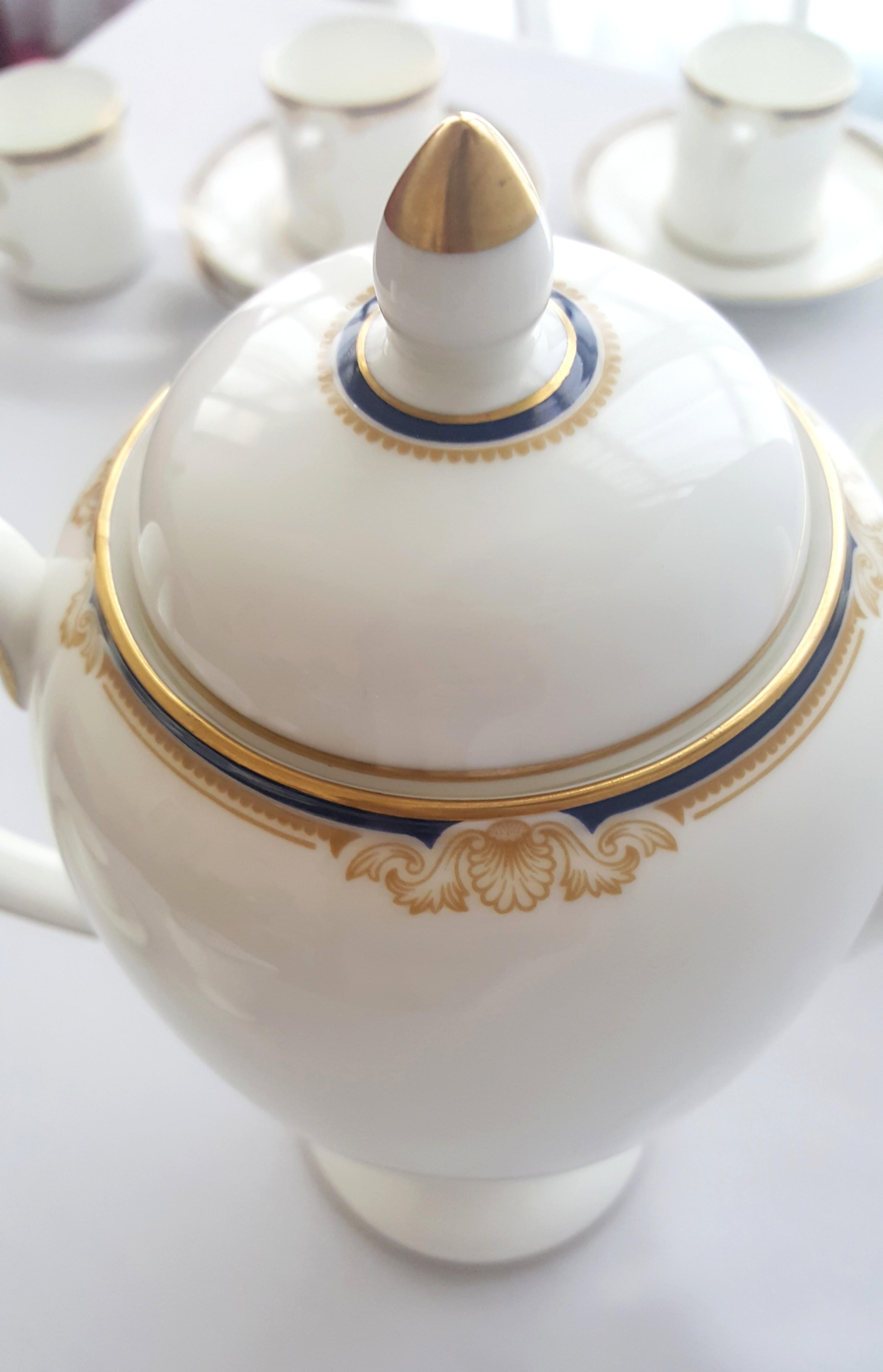 1980s Wedgwood Cavendish Coffee Set, Vintage China, Made in England