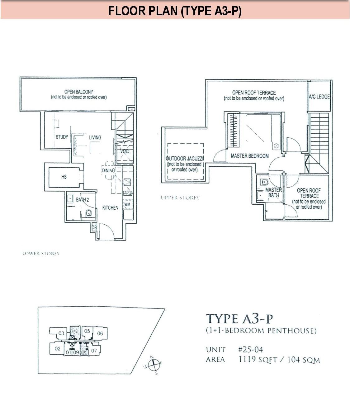 1 +1 Bedroom Penthouse63226713604865111
