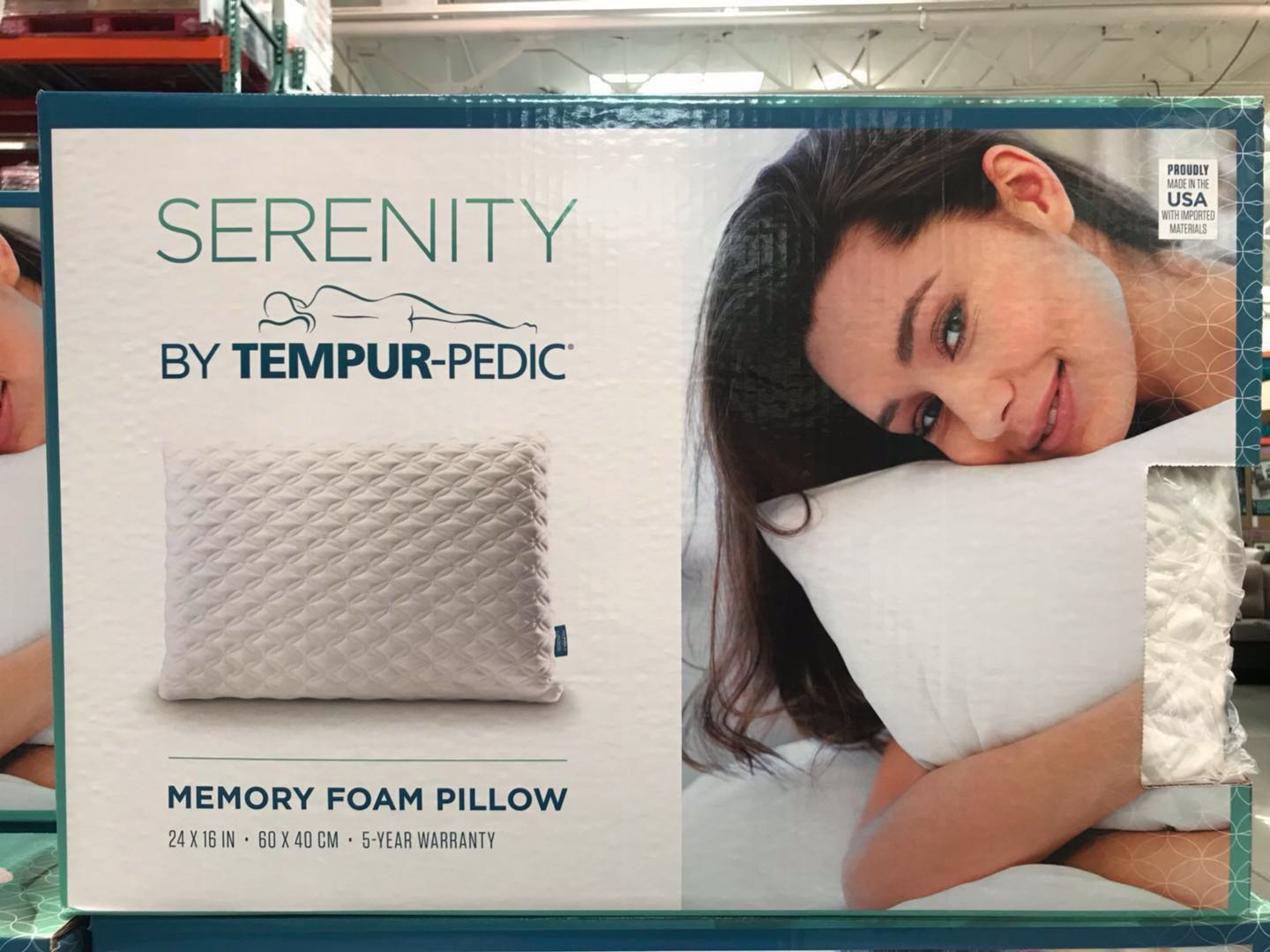 Serenity tempur pedic store pillow