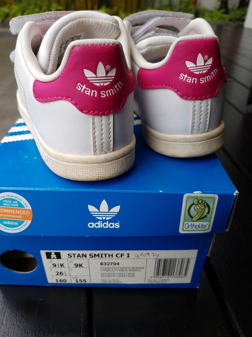 Adidas stan smith pink kids shop