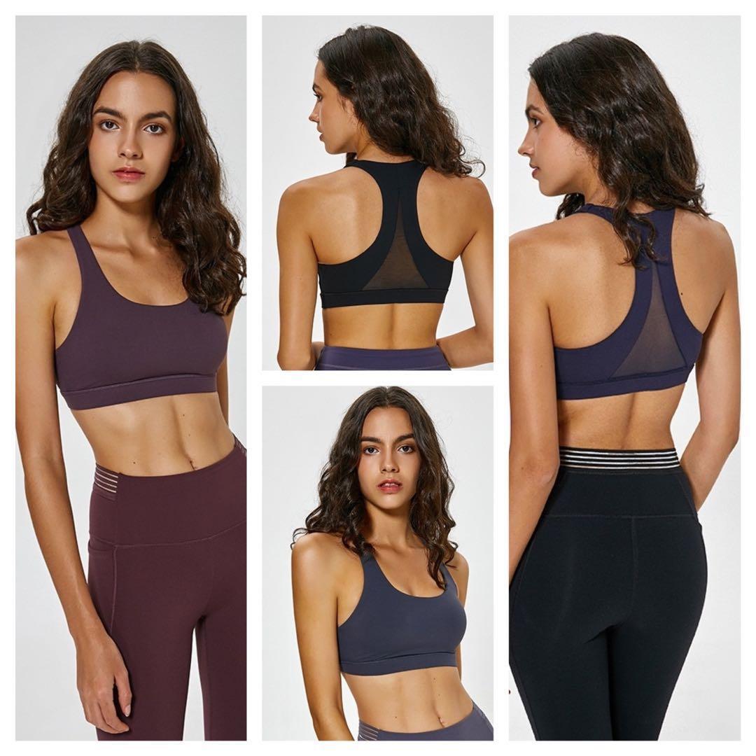 black pyramid sports bra