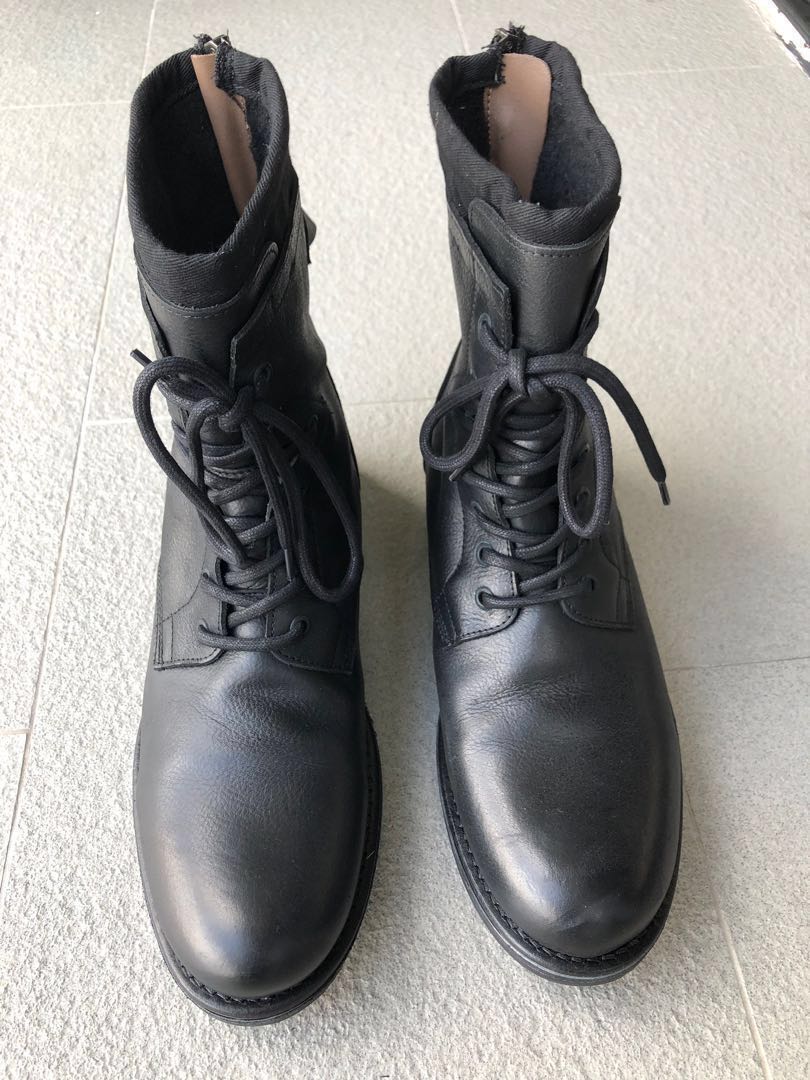 Aldo mens boots zipper store