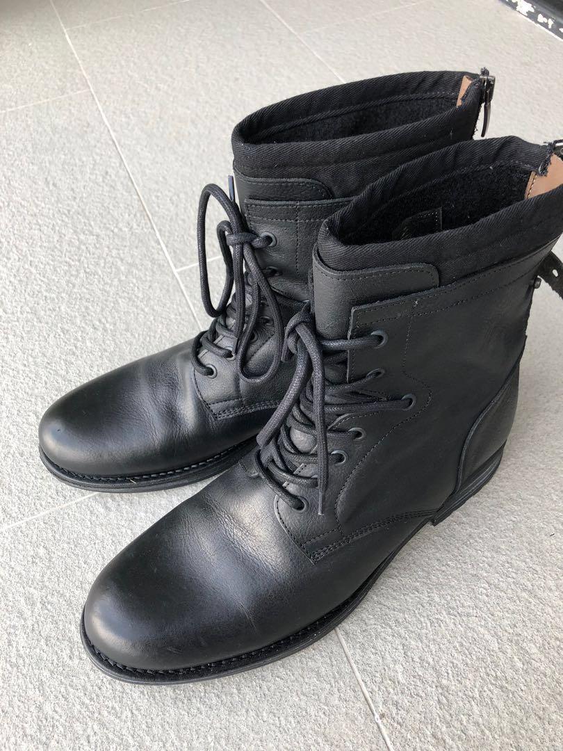 Aldo mens top combat boots