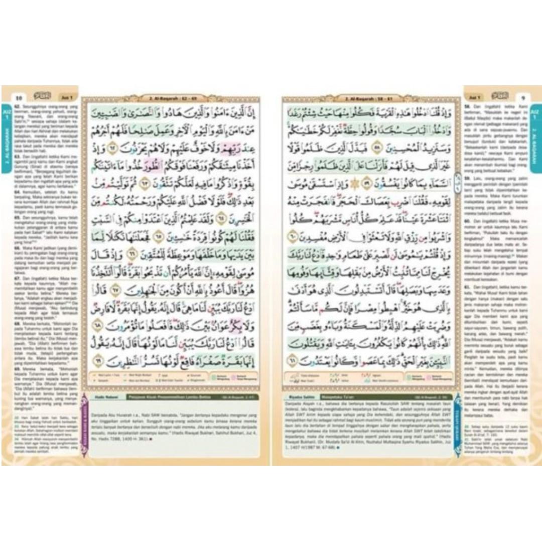Al Quran Al Karim Multazam Bertajwid Serta Waqaf Ibtida Juga Terdapat Dalam Bentuk Perjuzuk Books Stationery Non Fiction On Carousell