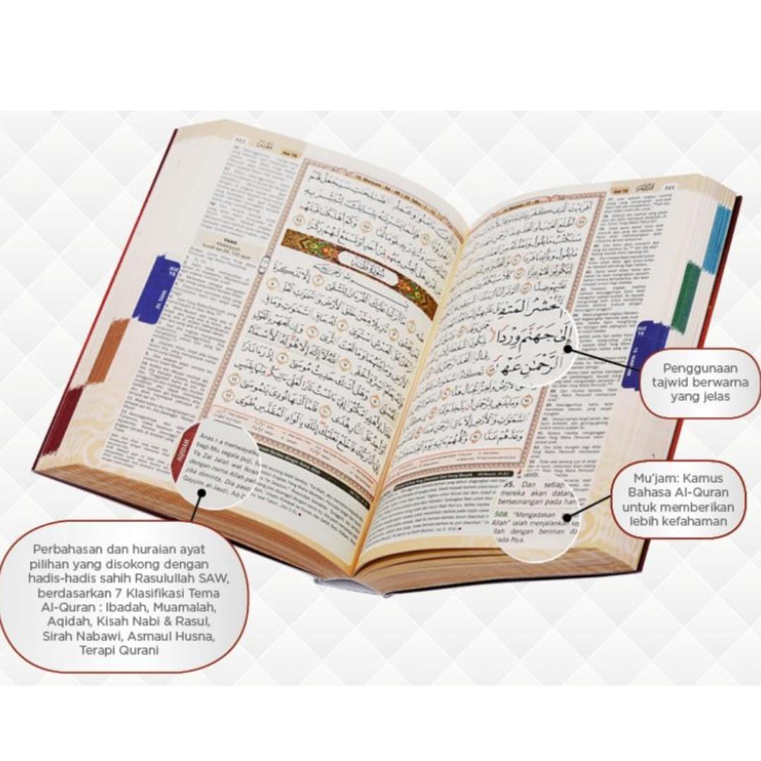 Al Quran Al Karim Multazam Bertajwid Serta Waqaf Ibtida Juga Terdapat Dalam Bentuk Perjuzuk Books Stationery Non Fiction On Carousell
