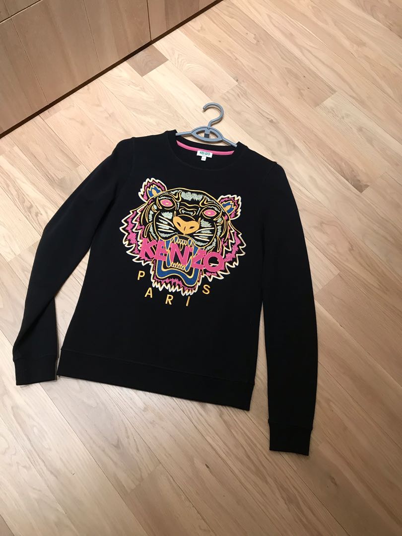 kenzo embroidered tiger sweatshirt