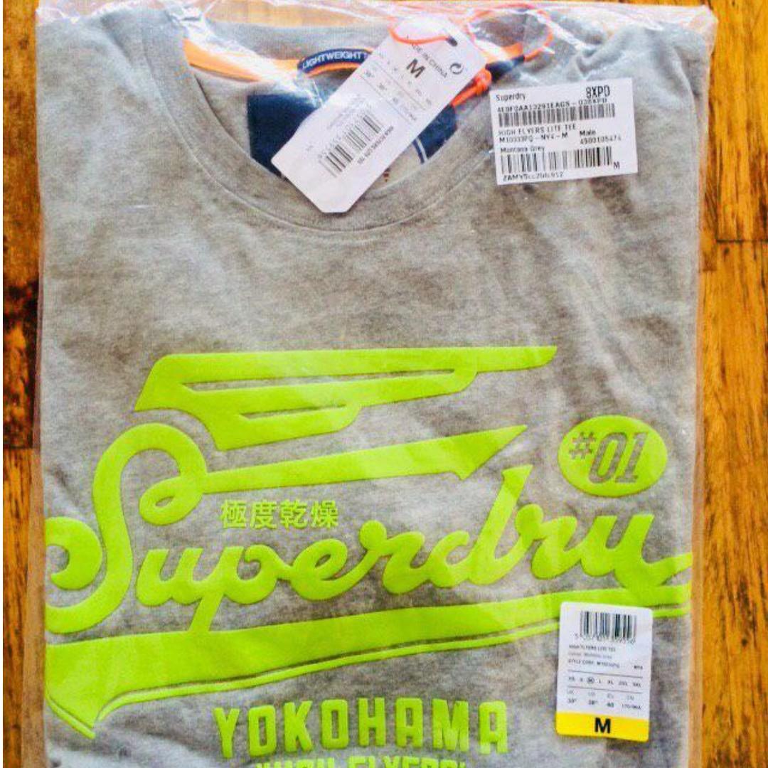 Authentic Superdry High Flyers Lite Tee Men S Fashion Clothes Tops On Carousell