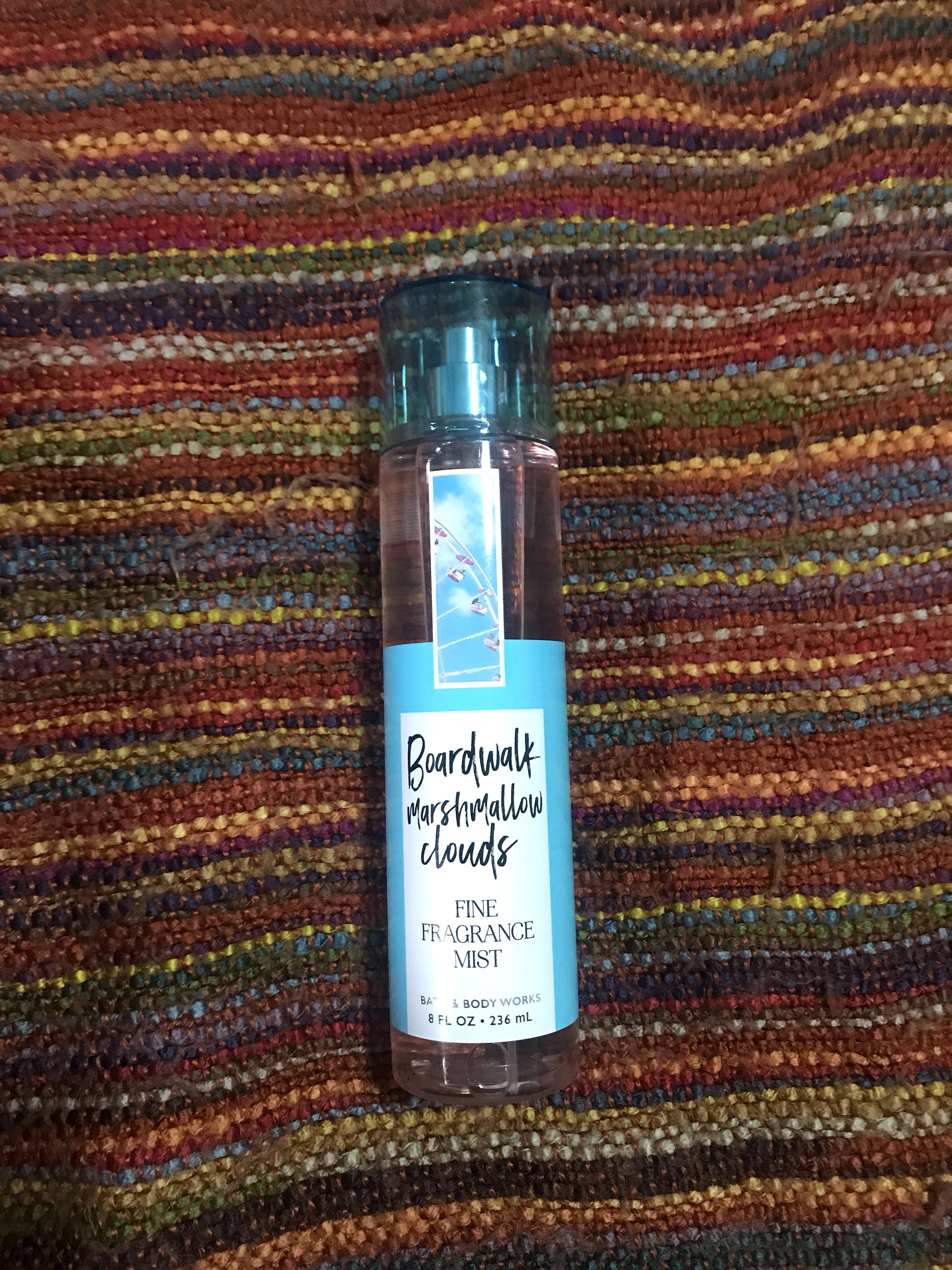 Bath and body works boardwalk marshmallow clouds fine hotsell fragrance mist 8