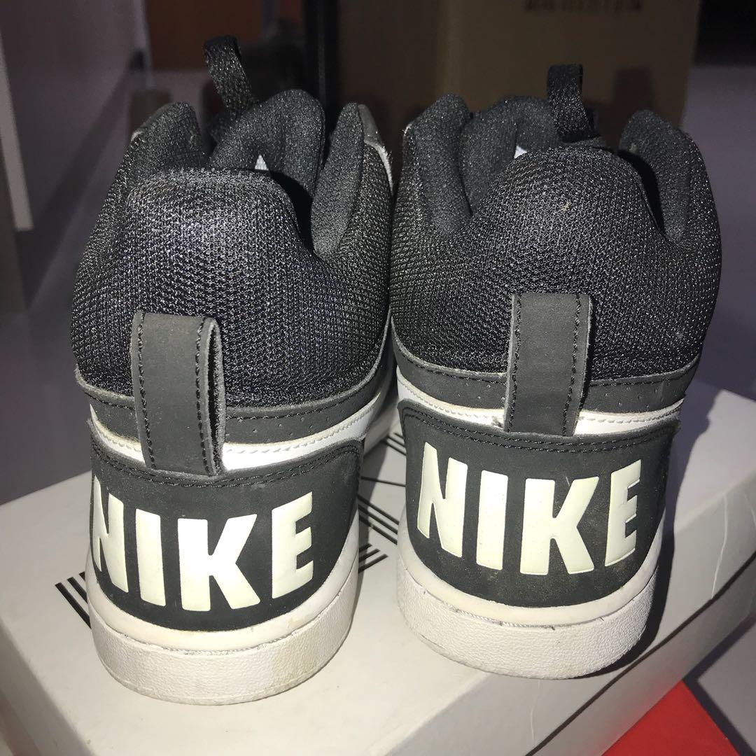 Black Nike Court Borough Mid Men S Fashion Footwear Sneakers On Carousell