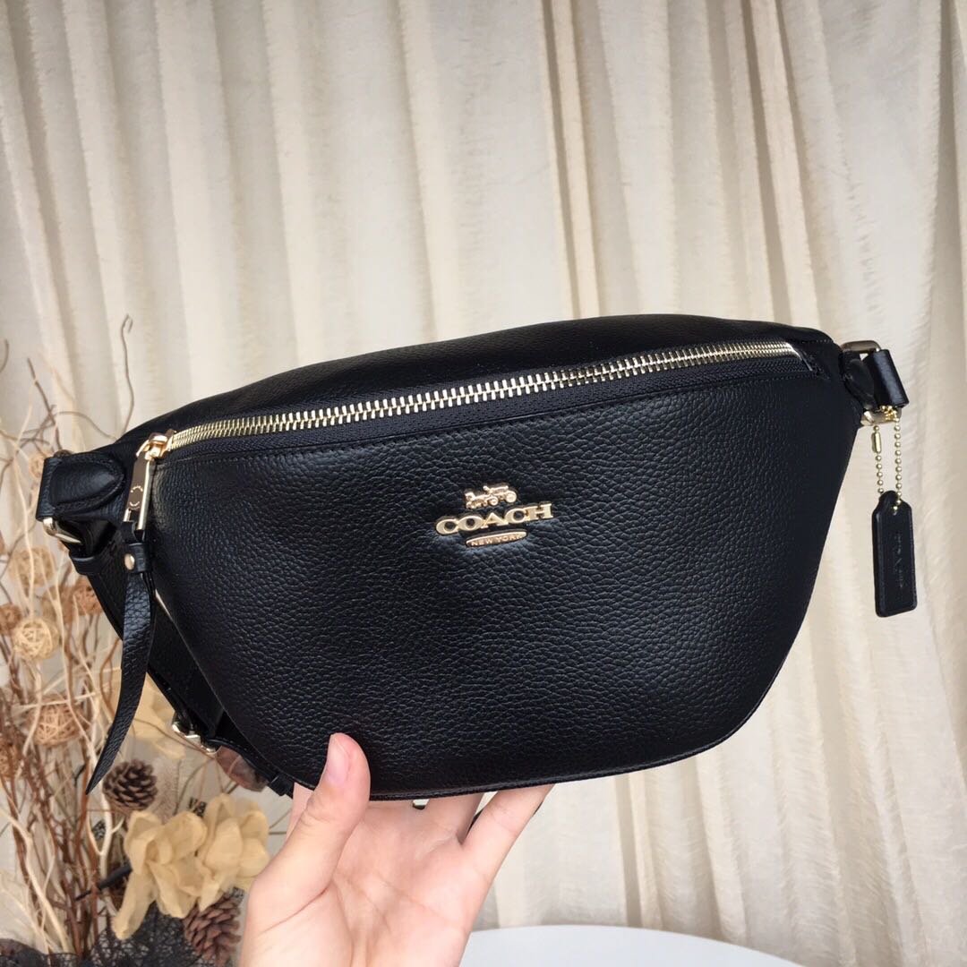 black belt bag womens