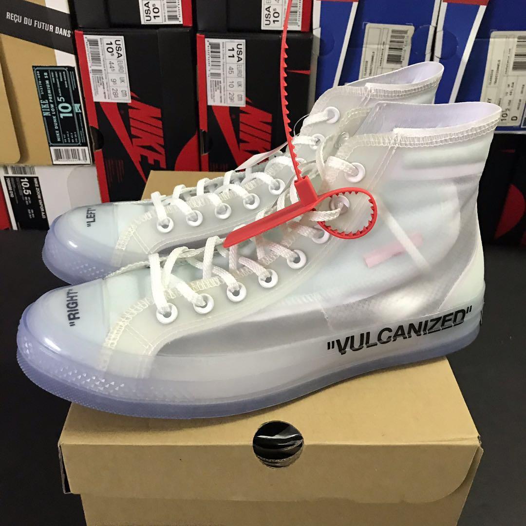 Off white converse outlet 9.5