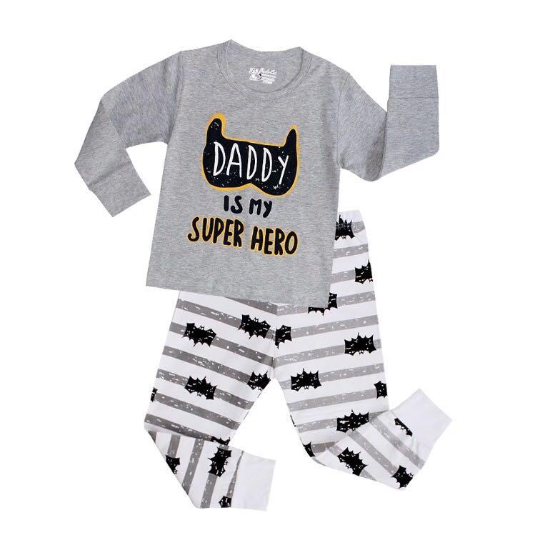 Superhero dad pyjamas Clearance