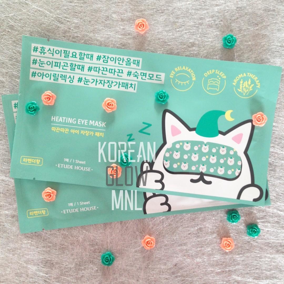heating eye mask etude