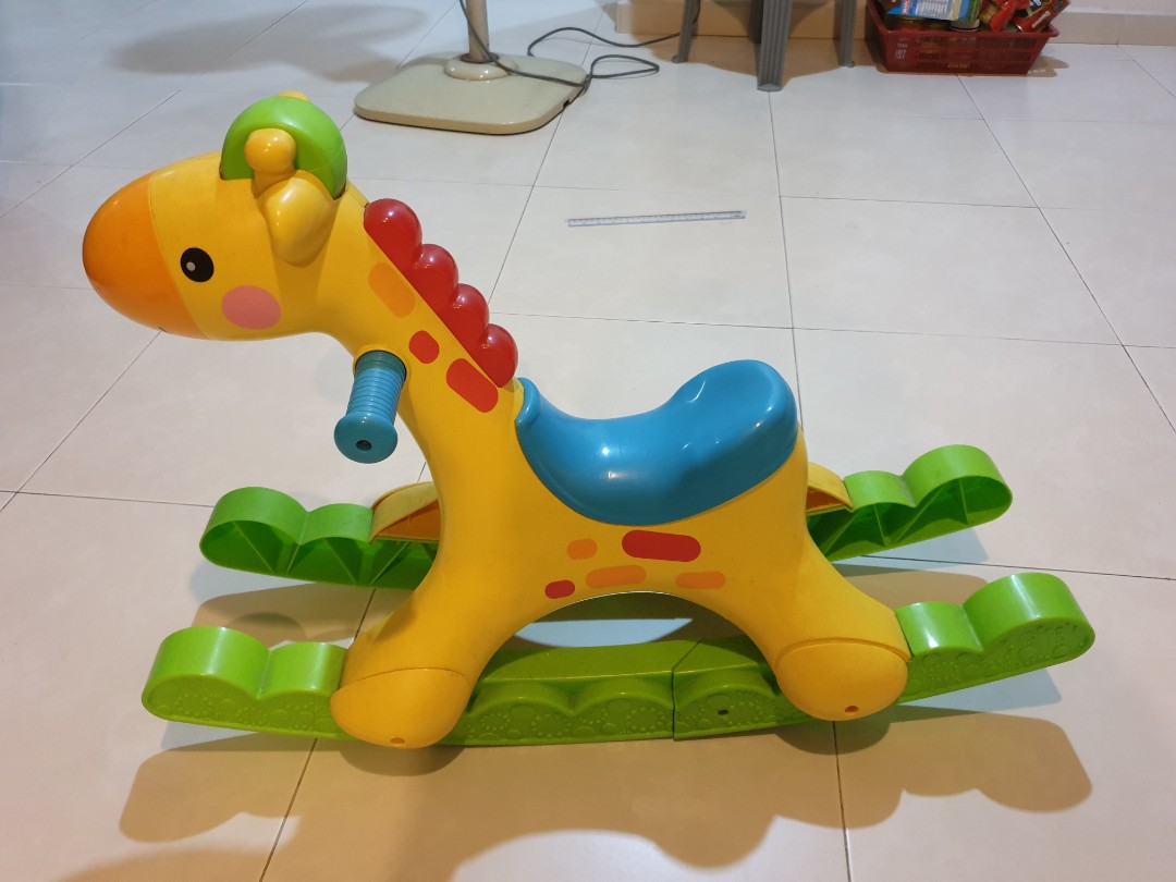 Fisher Price rocking horse, Babies & Kids, Infant Playtime on Carousell