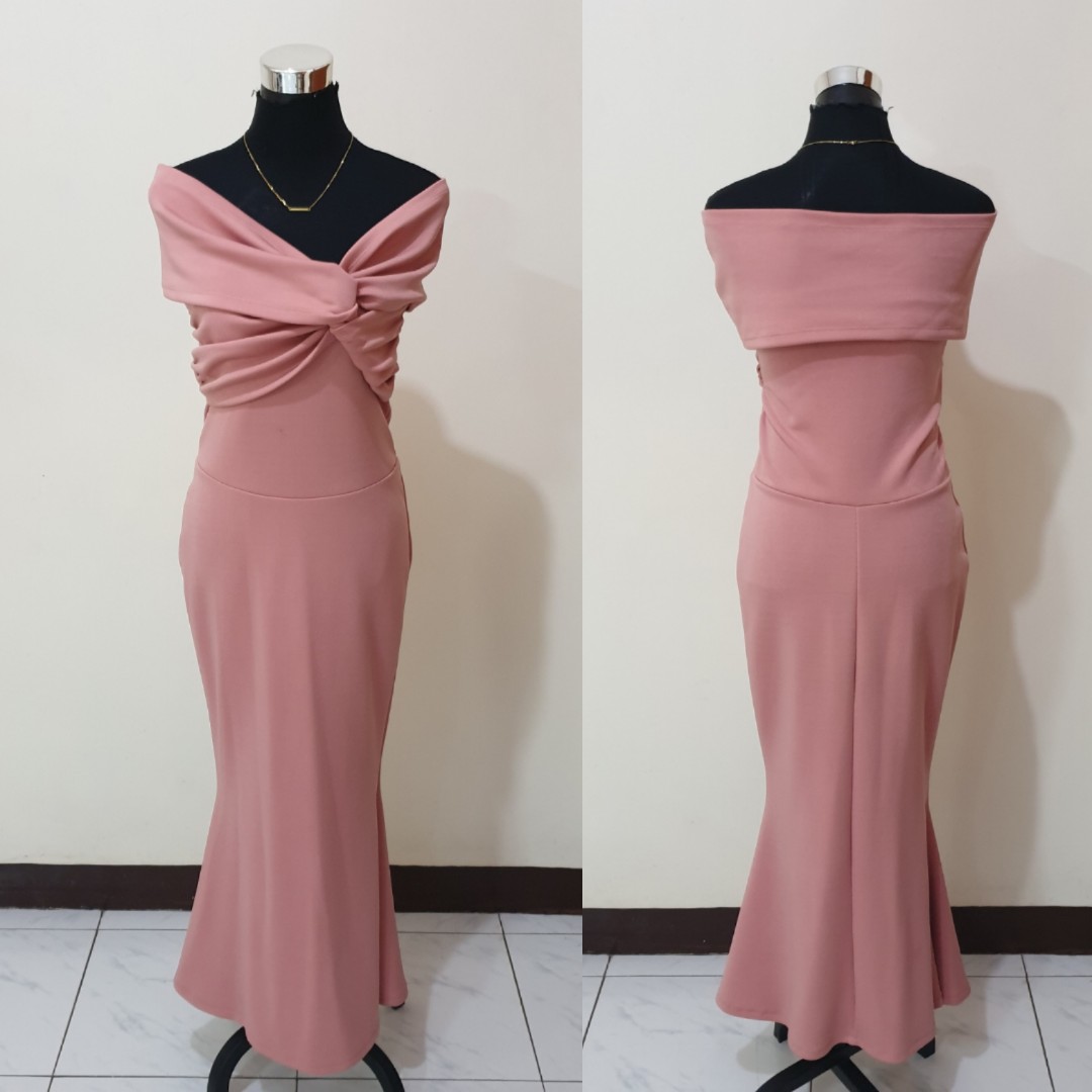 long gown cocktail dress
