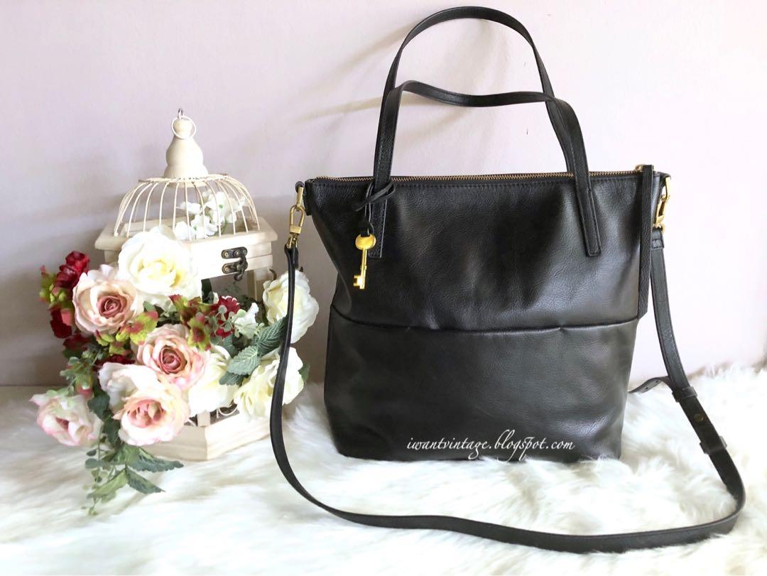 evelyn tote fossil