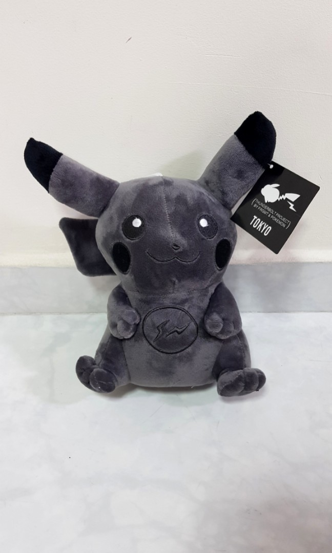 black pikachu toy