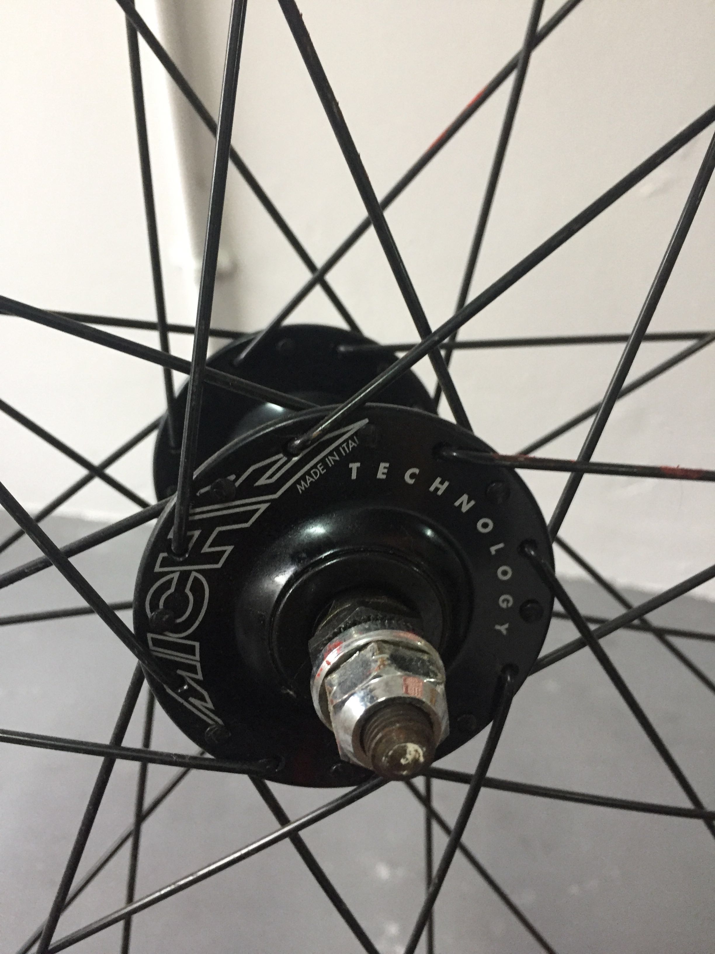 front wheelset -miche primato front hub 