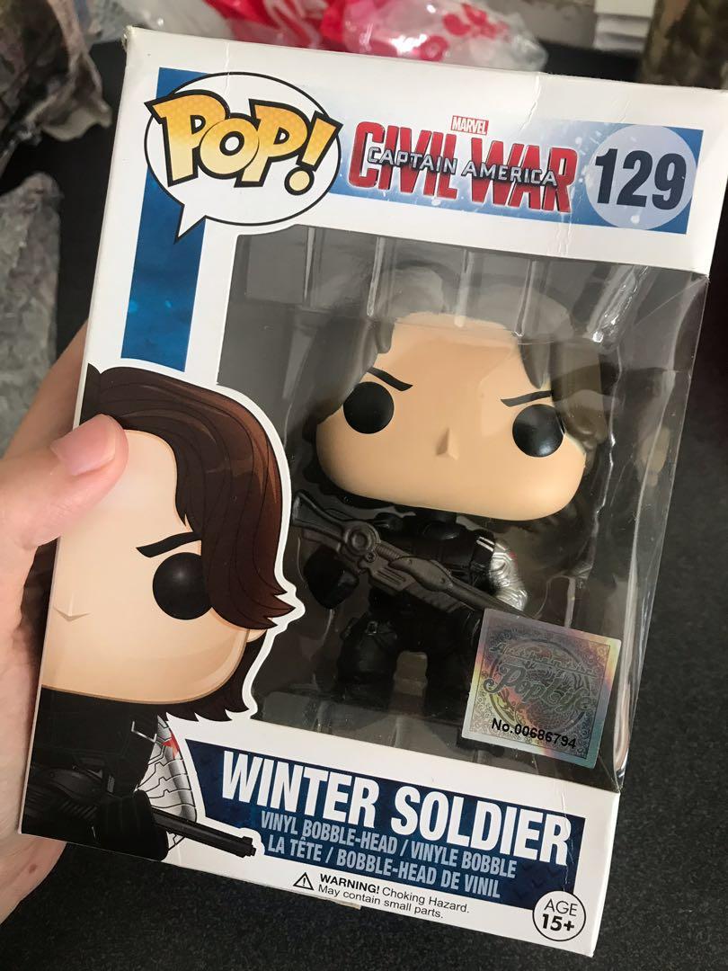 Funko Pop Civil War Winter Soldier Toys Games Action Figures