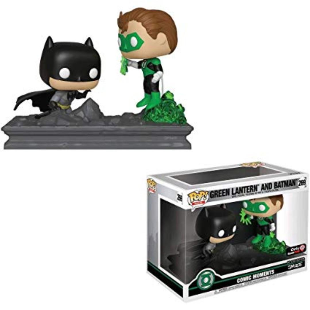 Funko Pop Comic Moments Dc Universe Green Lantern Vs Batman Gamestop Exclusive 269 Toys Games Bricks Figurines On Carousell - roblox legends of roblox figure 6 pack gamestop